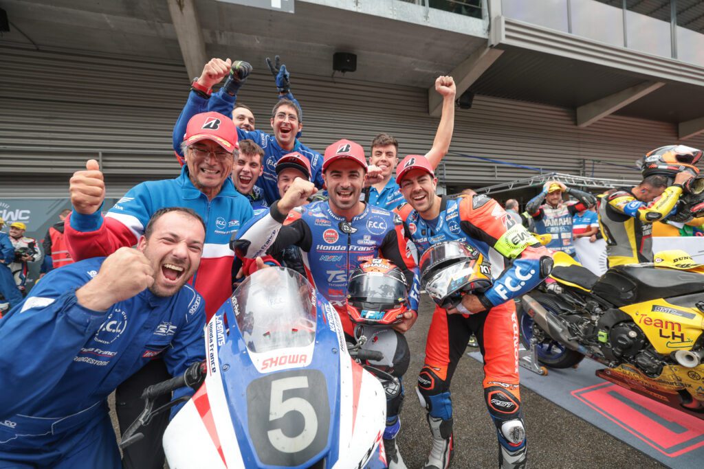 Ganadores de las 24H SPA MOTOS FCC TSR Honda Francia