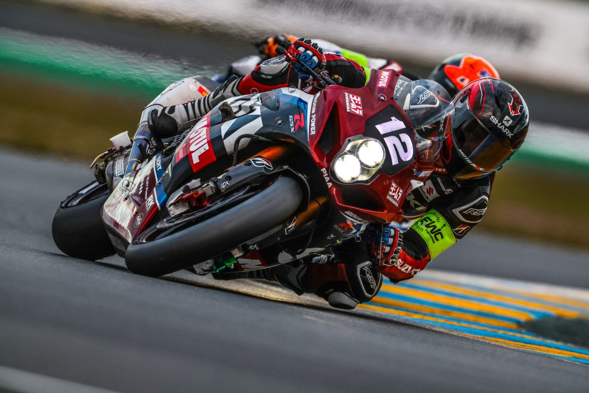 Motorrad auf der Rennstrecke Ricardo Tormo