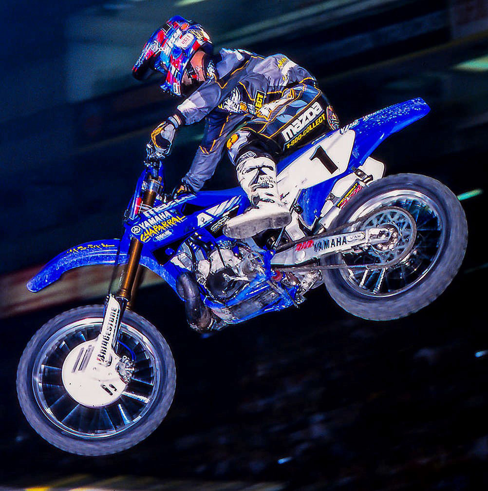Jeremy McGrath during race